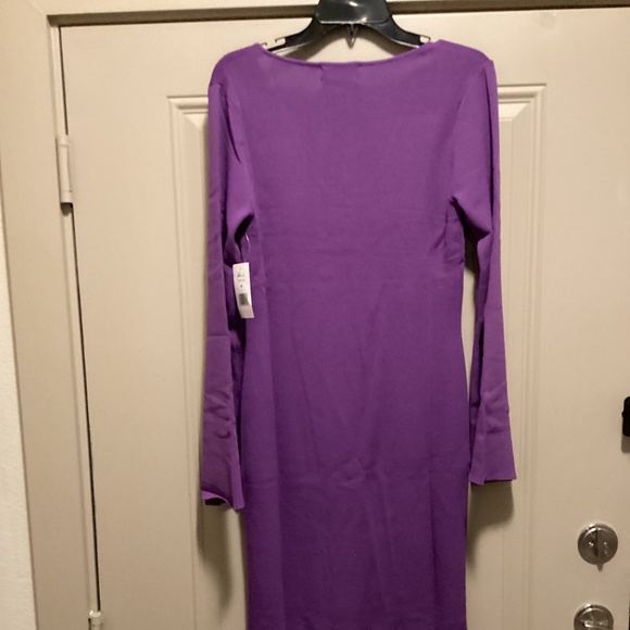 Alexia Admor Akari Tie Front Knit Midi Dress, size M - Picture 9 of 12